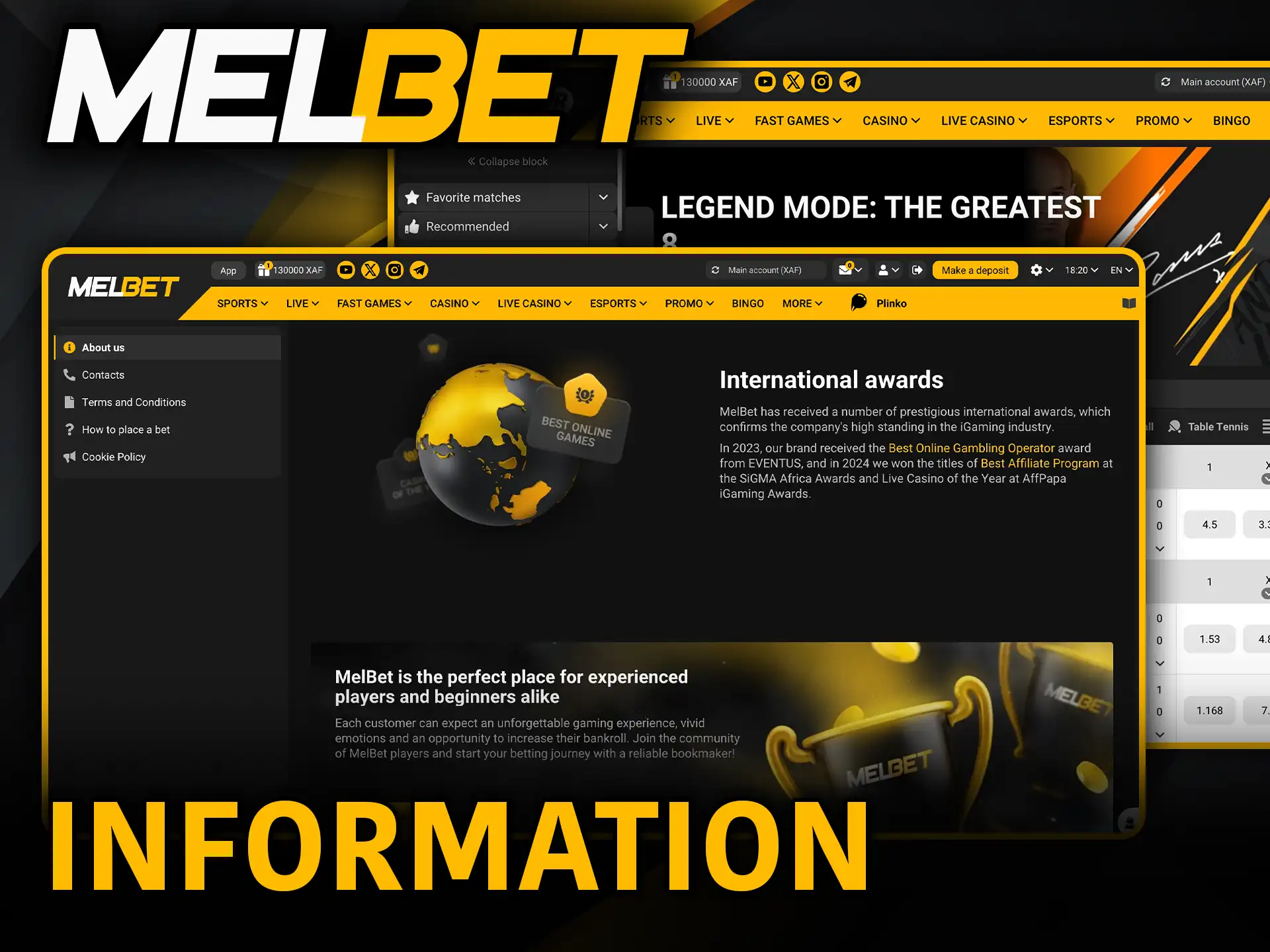 Information about Melbet discover all details and start playing.