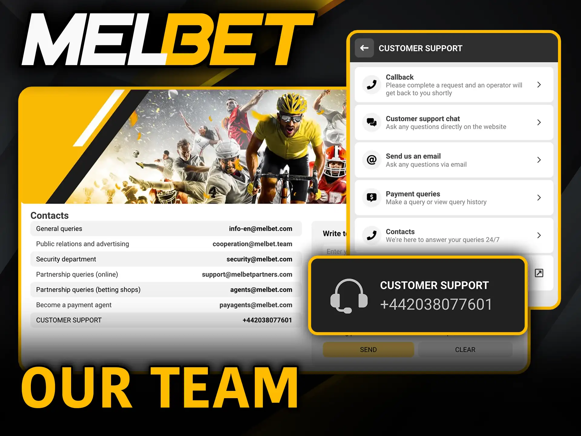 Our team at Melbet meet the experts behind your wins.