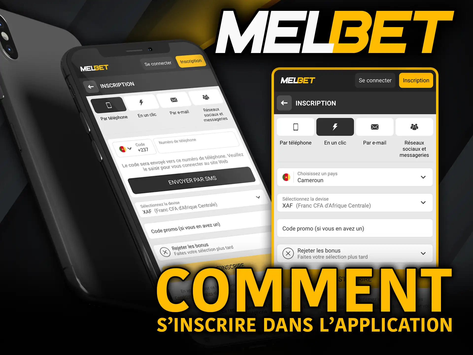 Comment s’inscrire dans l’application Melbet crée ton compte en quelques clics.