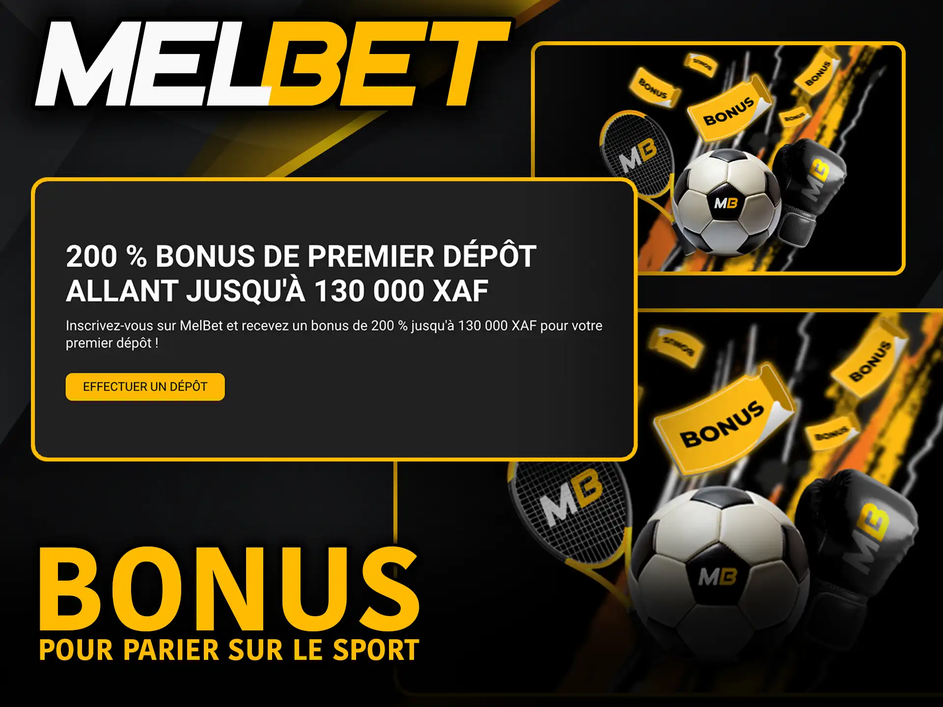 Bonus pour parier sur le sport Melbet augmente tes gains.