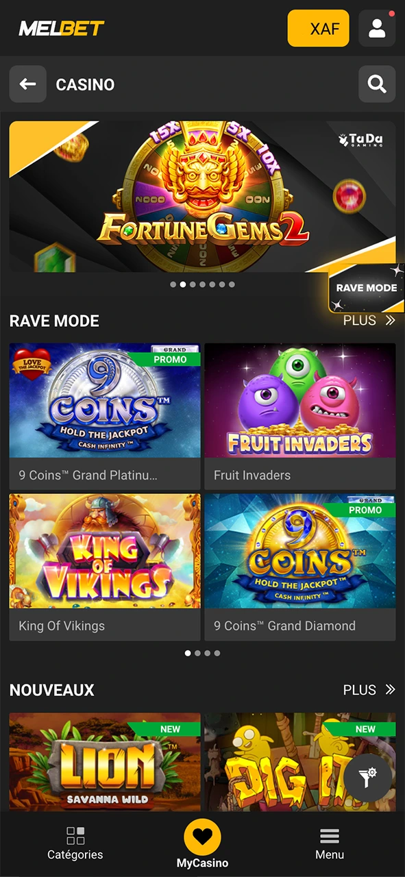 Choisis ton jeu préféré sur Melbet casino et amuse-toi.