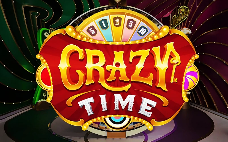 Crazy Time live casino at Melbet.