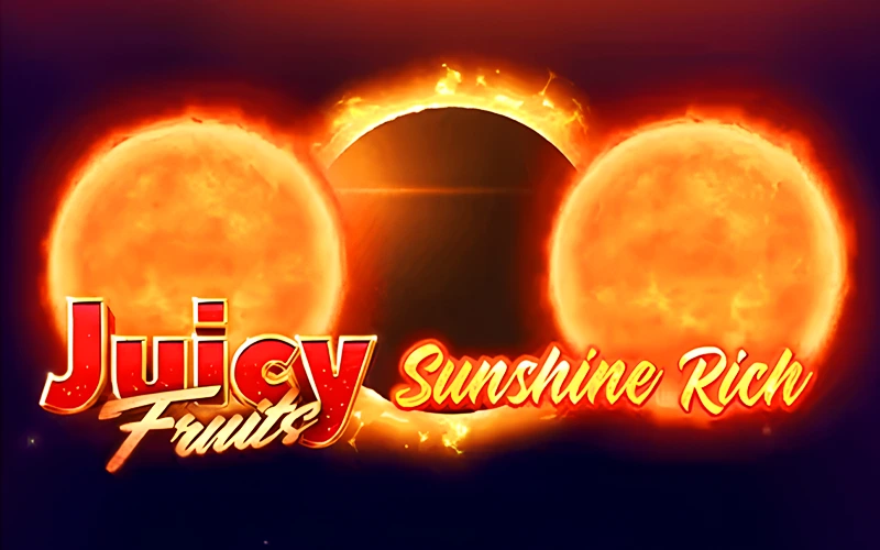 Fais tourner les rouleaux de Juicy Fruits Sunshine Rich sur Melbet et gagne.