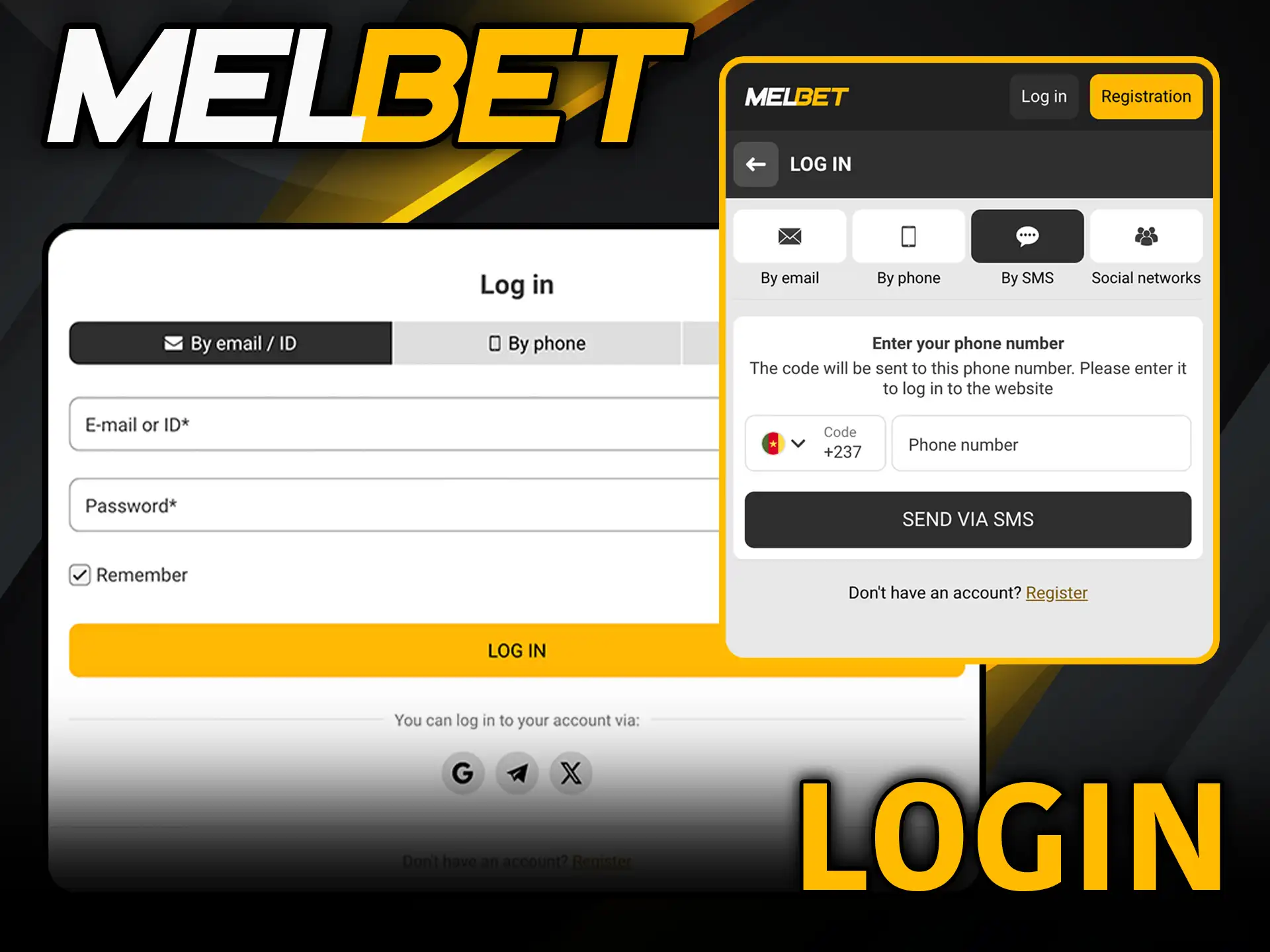 Login to Melbet access your account and keep playing.