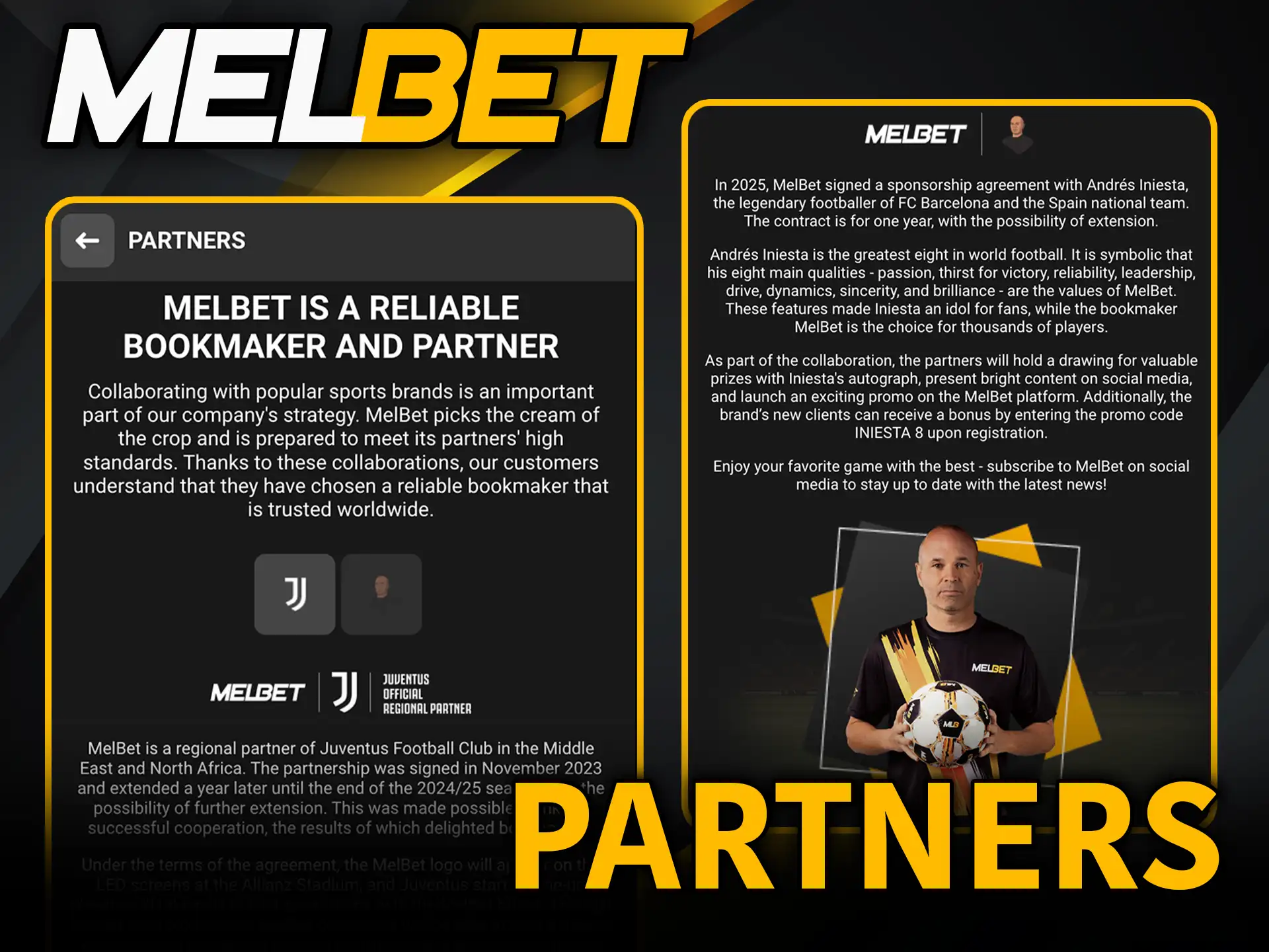 Melbet partners join us and grow together.