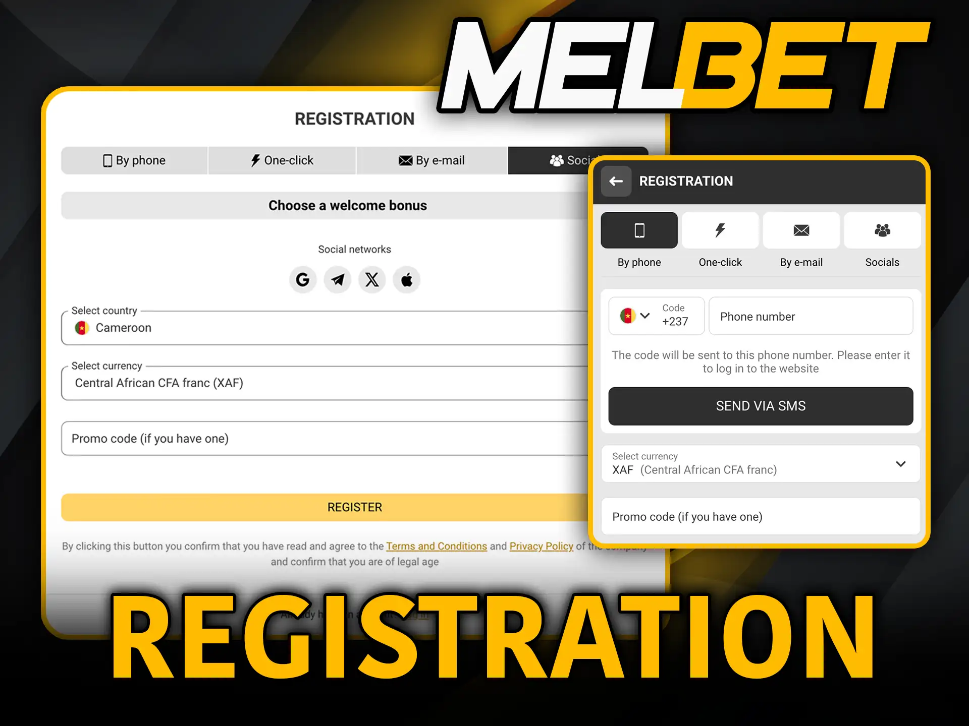 Registration on Melbet create your account and start winning.