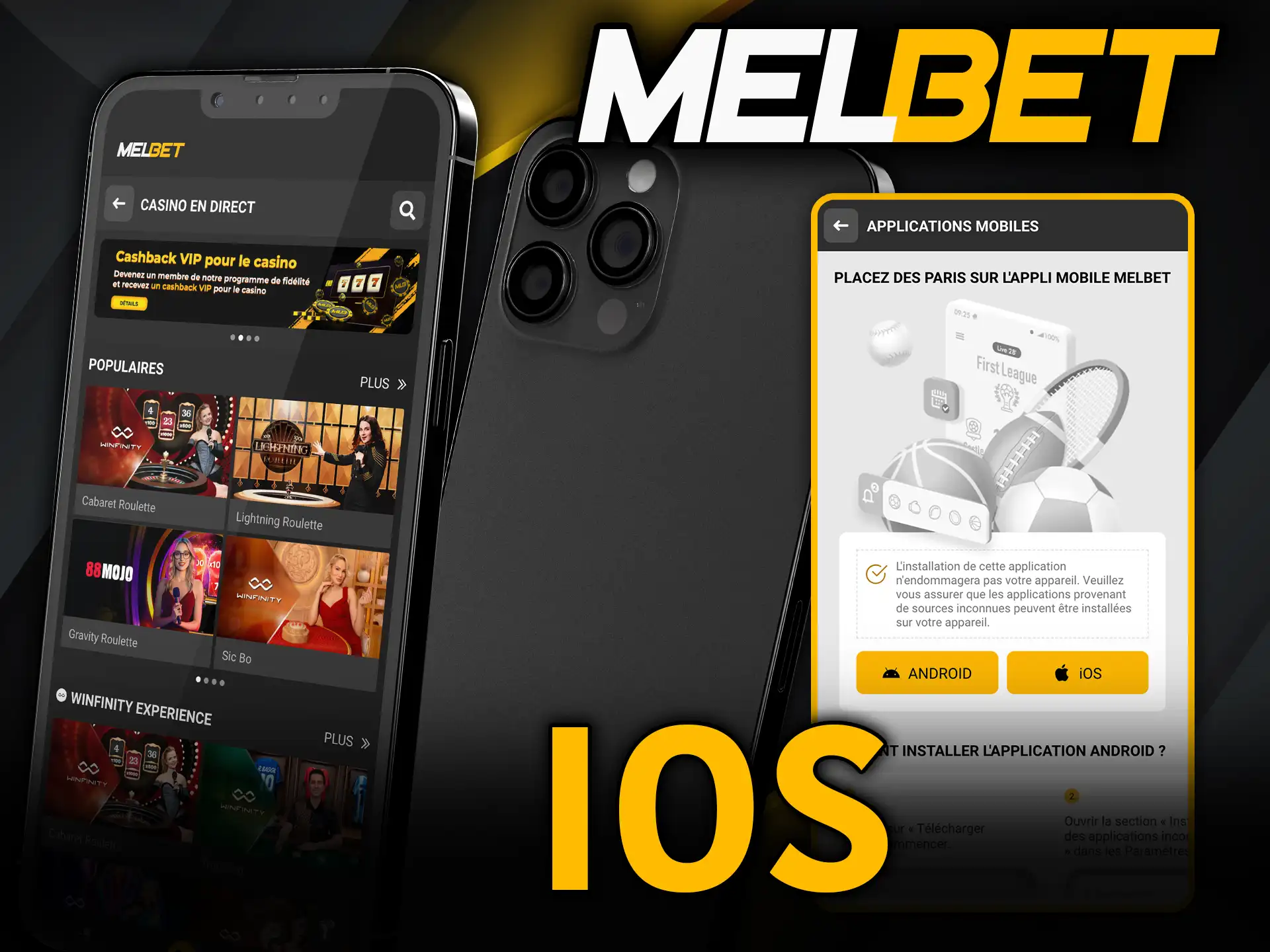 iOS application mobile Melbet installe l’app et profite de tes paris.