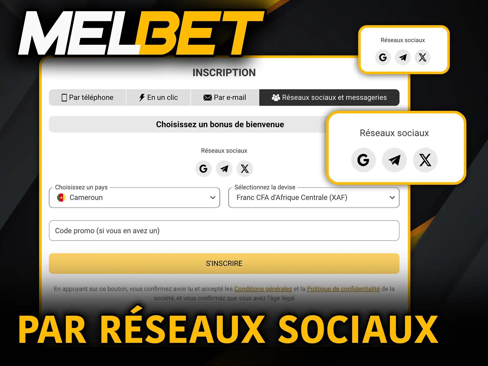 Comment créer un compte Melbet par réseaux sociaux et jouer rapidement.