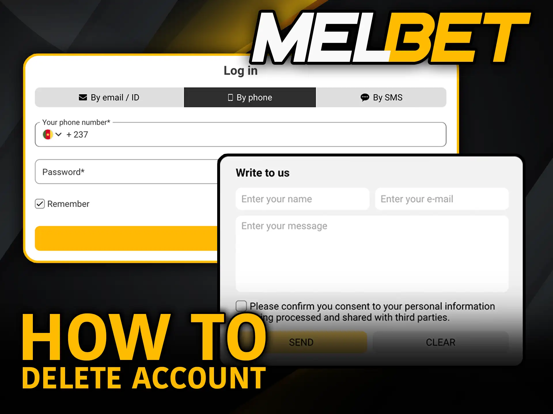 How to delete Melbet account simple guide explained.