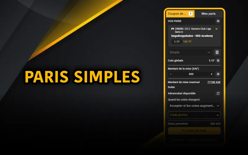 Melbet permet des paris simples rapides pour eSports.