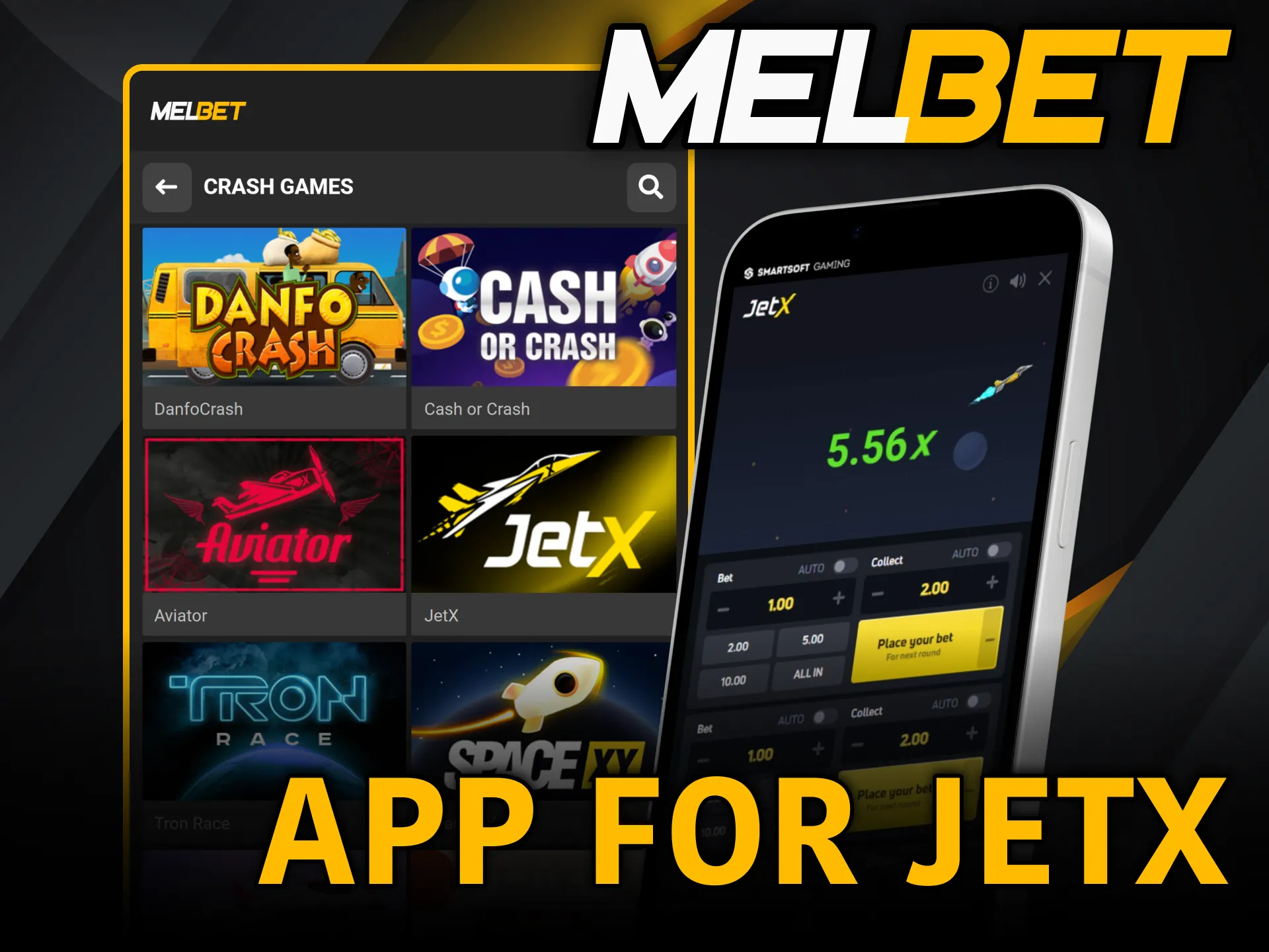 Access JetX easily via the Melbet app in Cameroon.