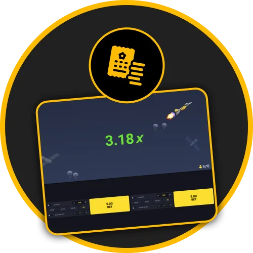 Place several JetX rounds together using Melbet features.