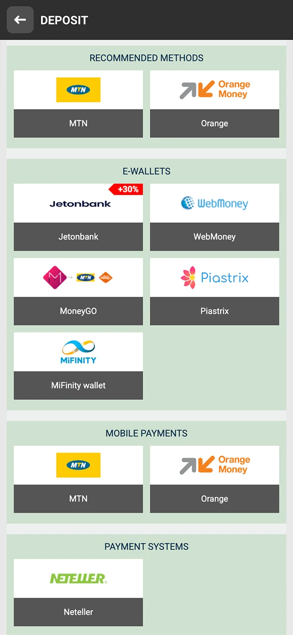Make a deposit at Melbet to start winning at JetX.