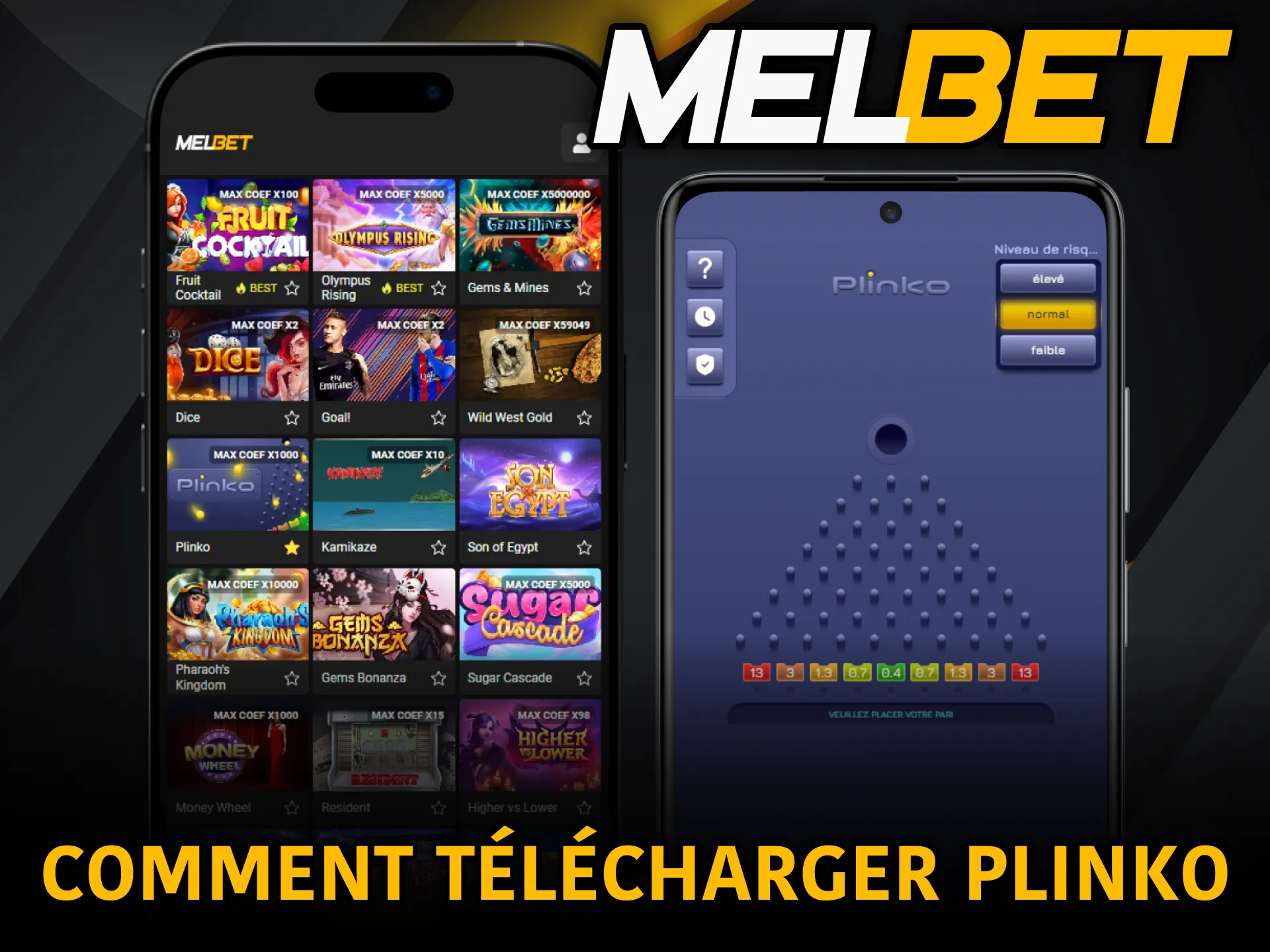 Téléchargez Plinko via l’application Melbet et commencez à jouer facilement.