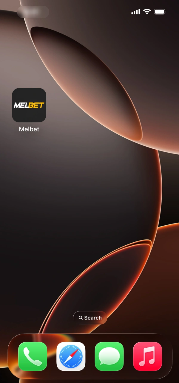 Open your member dashboard as you download Melbet App for iOS.