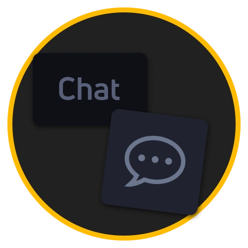 Communicate with other players via live chat on Melbet JetX.