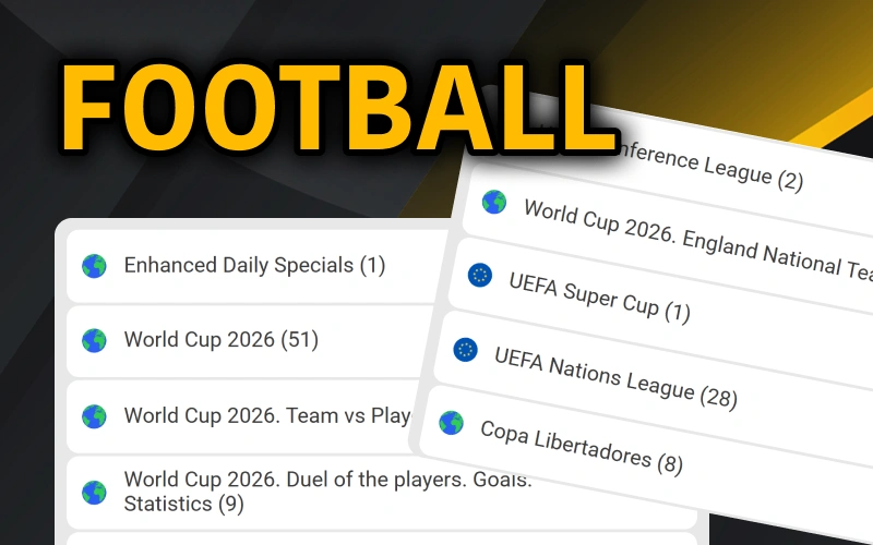 Predict top international football matches using Melbet sports betting markets.
