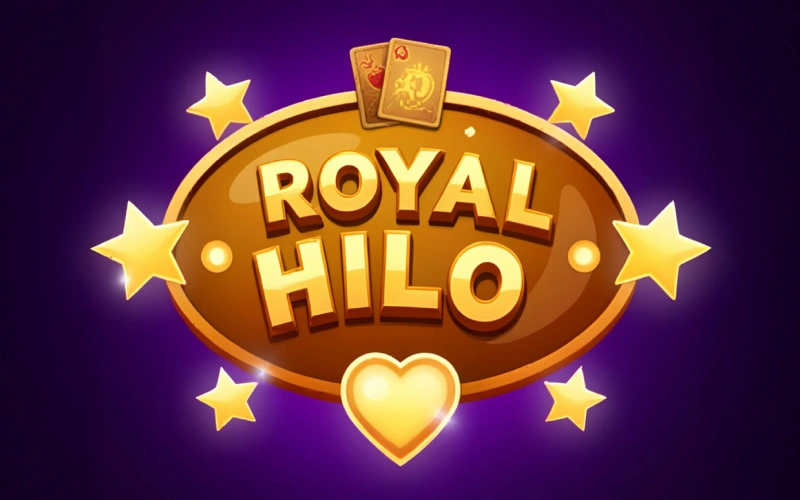 Guess right cards in Royal Hi-Lo on Melbet Casino Table Games.