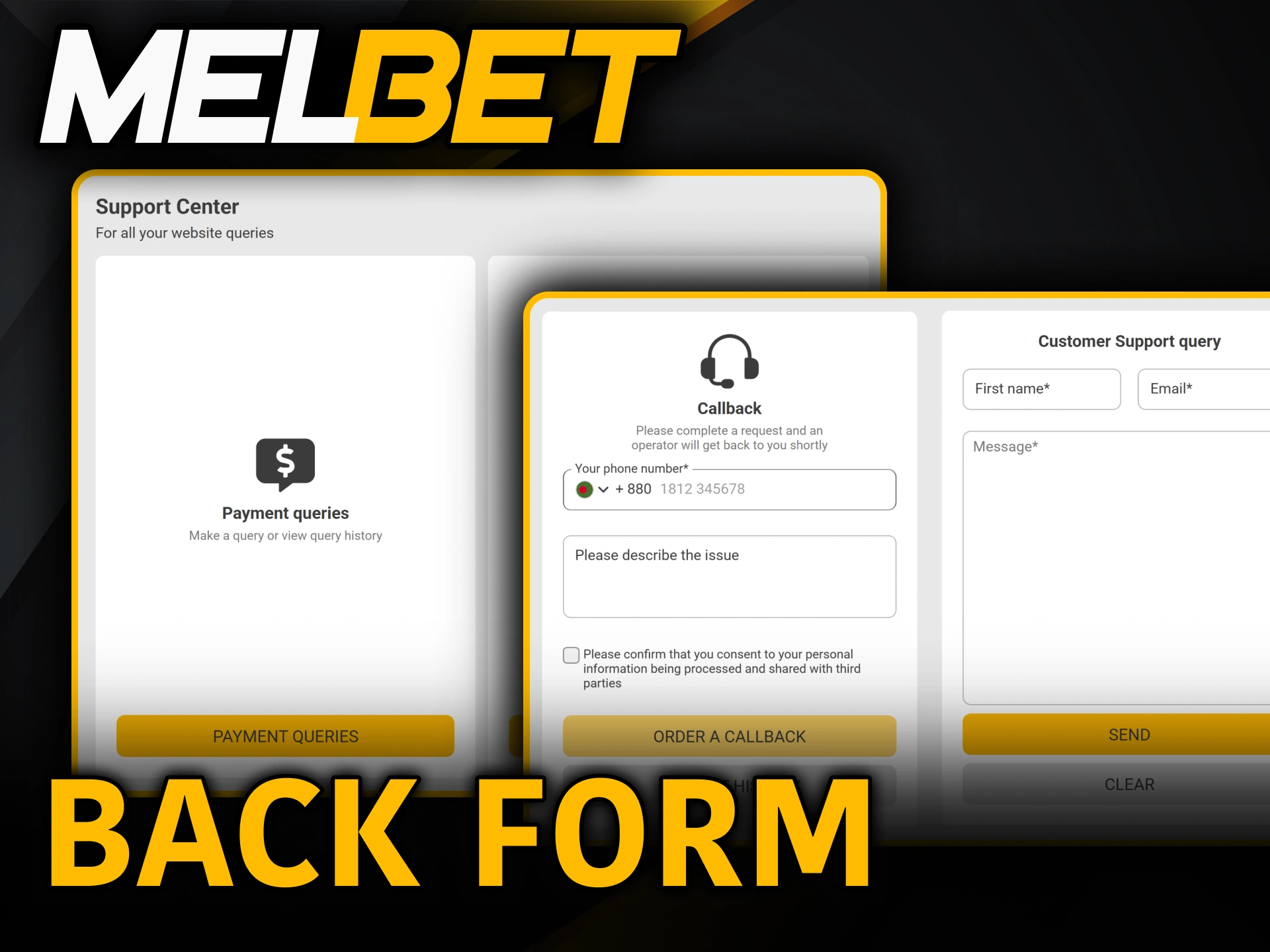 Submit your technical site queries utilizing the online Melbet Support.